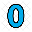 Number Zero Icon