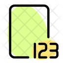 Numeric File Icon