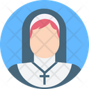 Nun Christian Mother Virgin Mary Icon