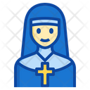 Nun Sister Priestess Catholic Christian Icon
