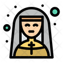 Church Female Mother Superior Icon