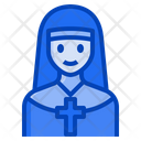 Nun Sister Priestess Catholic Christian Icon