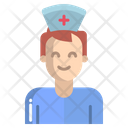 Nurse Man Professional Doctor Icon