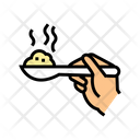 Hand Holding Oatmeal Icon