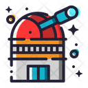 Observatory Astronomy Space Icon