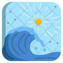 Oceans Waves High Tide Icon