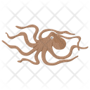 Octopus Aquatic Animal Polypus Icon