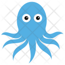 Octopus Seafood Animal Icon