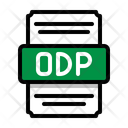 Odp Opendocument Presentation Icon