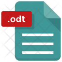 Odt File Sheet Icon