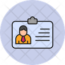 Office entry card  Icon