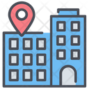 Office Location Location Building Location Icon