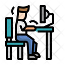 Office Syndrome Icon