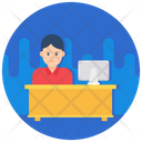 Employee Office Assistant Office Worker Icon