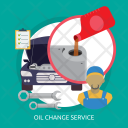 Oil Change Service Icon
