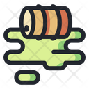 Oil Barriel Spilled Oil Barriel Icon