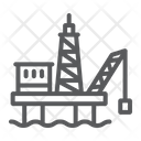 Oil Platform Industrial Icon