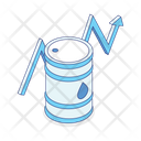 Oil Price Increase Oil Rise And Fall Oil Price Icon
