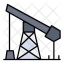 Oil Rig Construction Industry Icon