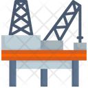 Rig Refinery Petroleum Icon