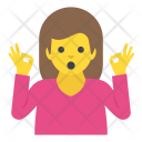Sign Language Gesticulate Icon