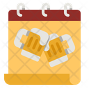 Oktoberfest Beer Calendar Icon