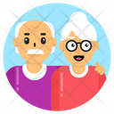 Old Age Couple Icon