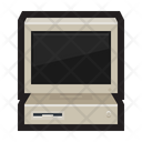 Old Computer Crt Display Icon