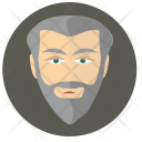 Old Beard Man Icon