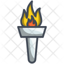 Olympic Flame Sport Icon