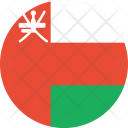 Oman Flag Country Icon