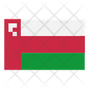 Oman Flag Nation Icon
