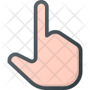 One Finger Point Icon