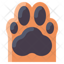 One Dog Paw Icon