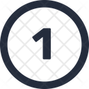 Number Circle Icon