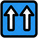 One Way Sign Icon