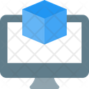 Online 3 D Cube Icon