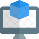 Online 3 D Cube Icon