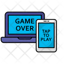 Online Gaming Game Over Icon