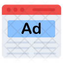 Online Ad Web Ad Online Advertising Icon