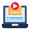 Online Advertising Video Digital Icon
