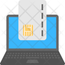 Laptop Credit Card Icon