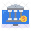 Laptop Coin Bank Icon