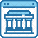 Online Banking Bank Icon