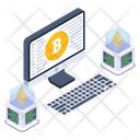 Online Bitcoin  Icon