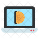 Online Bitcoin Online Btc Online Crypto Icon