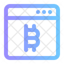 Online Bitcoin Icon