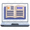 Online Book E Book Online Learning Icon