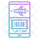 Mobile Ticket Online Icon