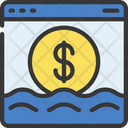 Online Cash Flow Icon